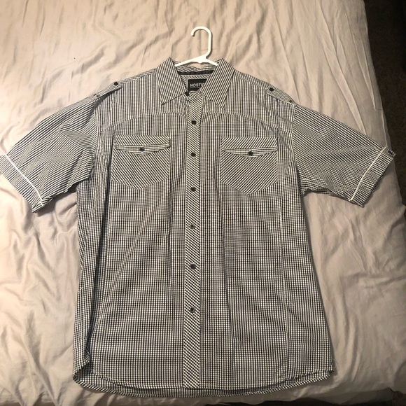 Nostic of checker button up - Picture 1 of 2